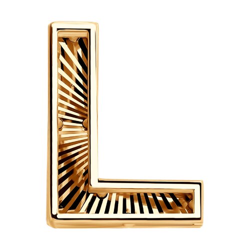 Подвеска буквы из золота SOKOLOV 51-130-02993-1