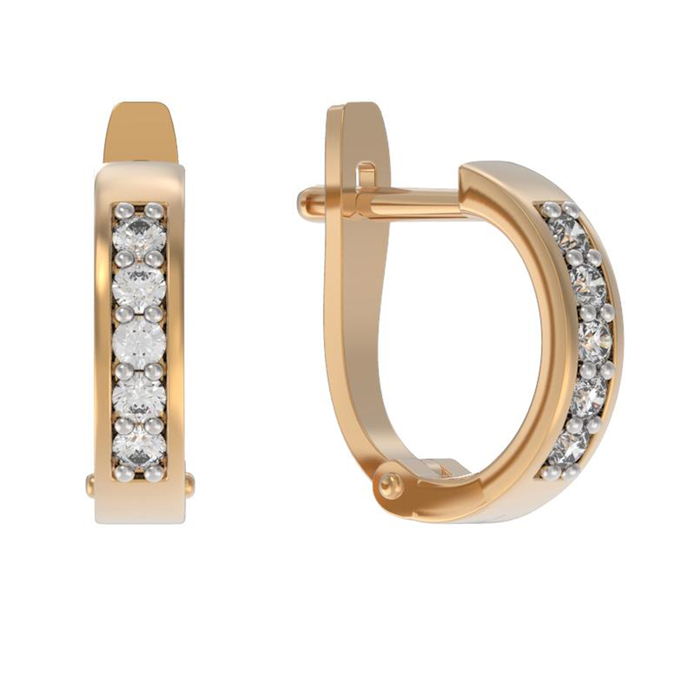 Серьги с бриллиантом АРИНА 1039222-11240