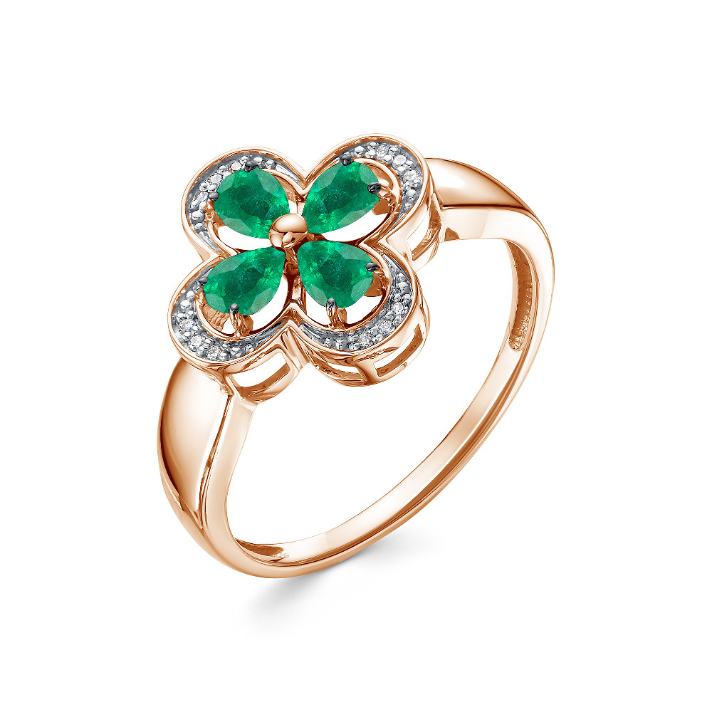 Кольцо с бриллиантом Klondike 01-00403-01-014-01-04