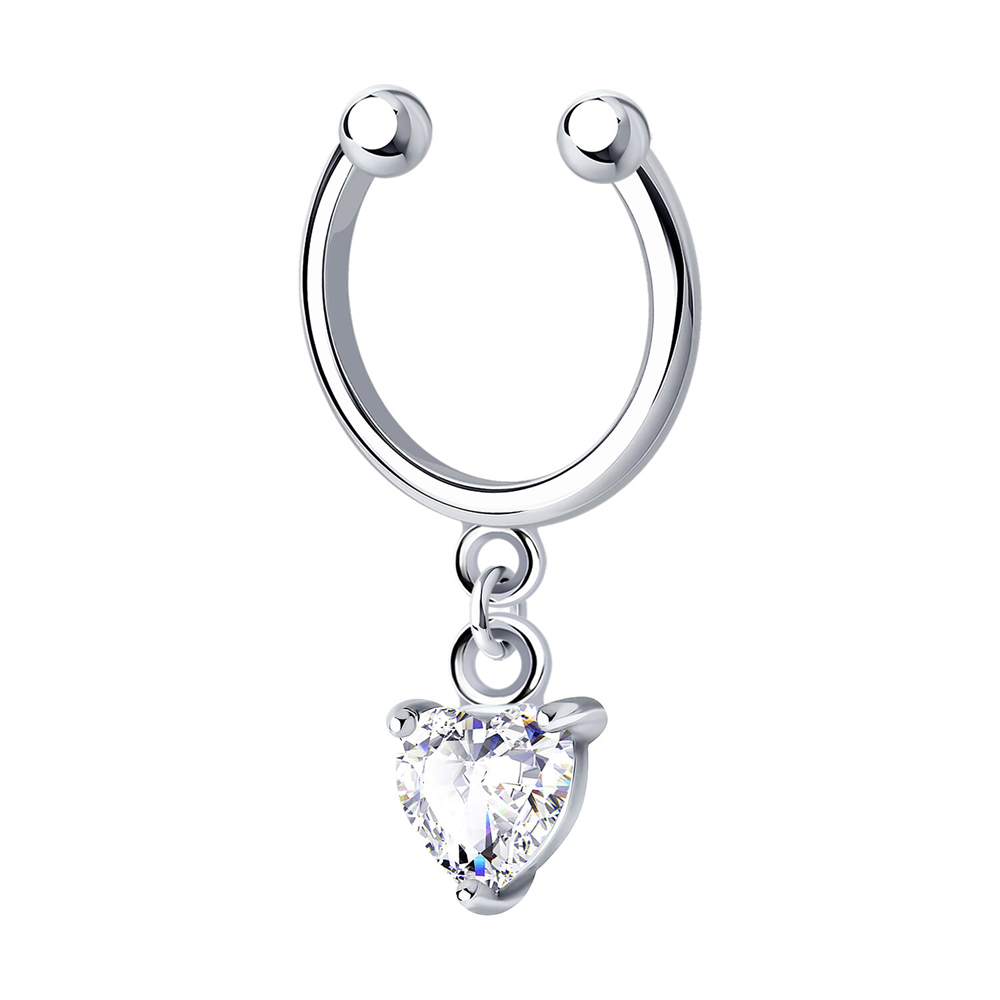 Серьга из серебра SOKOLOV 94170227