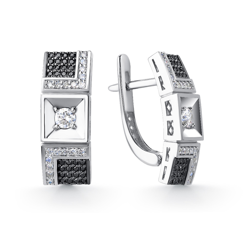 Серьги с бриллиантом Klondike 02-00225-02-006-02-05