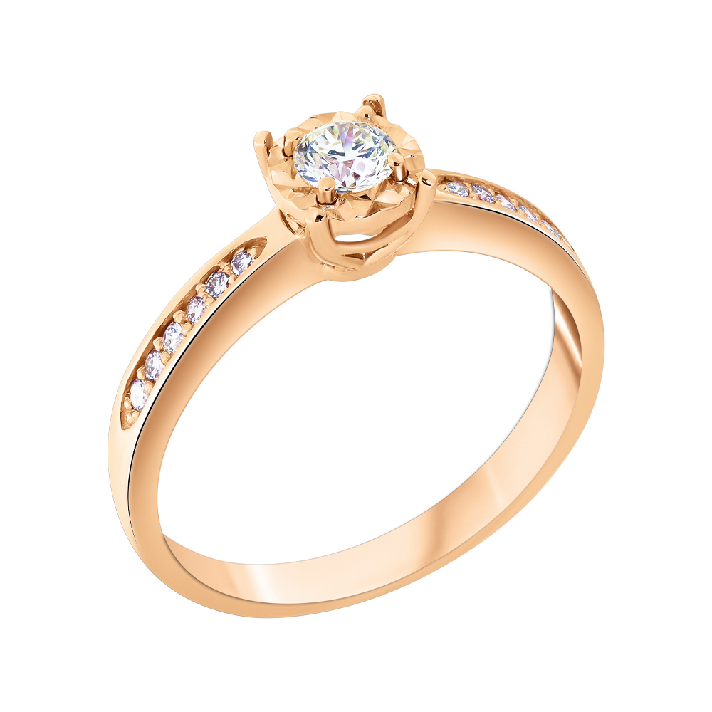 Кольцо помолвочное с бриллиантом ГАЛЕРЕЯ ЭКСКЛЮЗИВА 3510358d