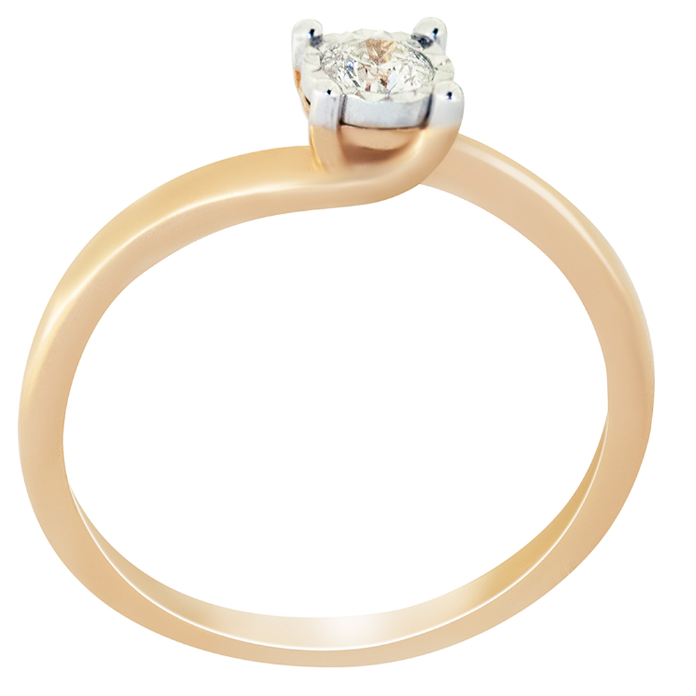 Кольцо помолвочное с бриллиантом Бриант RRI20755TMD