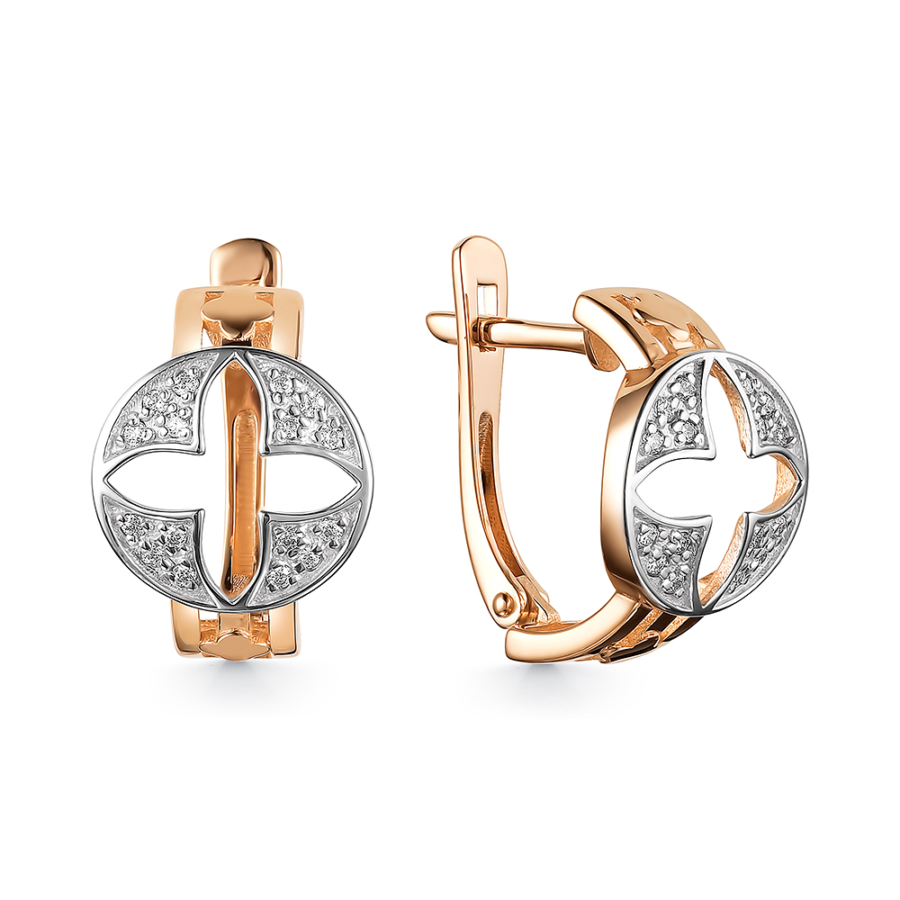 Серьги из золота CORONA с4673