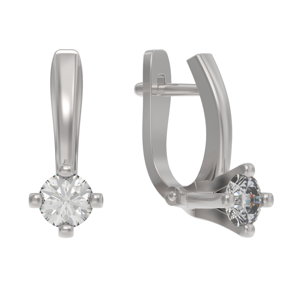 Серьги из серебра АРИНА 1035952-01210