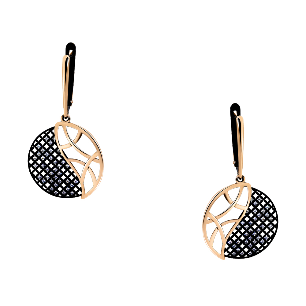 Серьги из золота RUSGOLDART п2547107