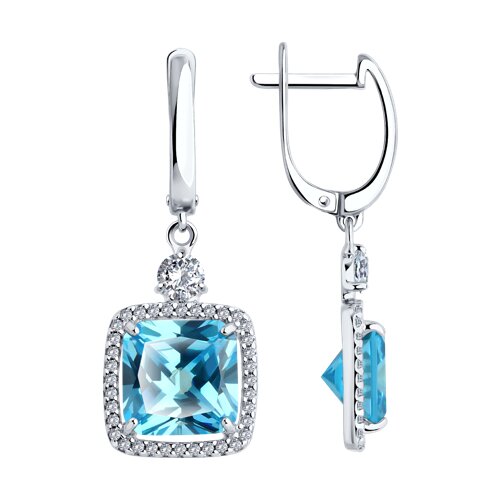 Серьги из серебра SOKOLOV 94026779