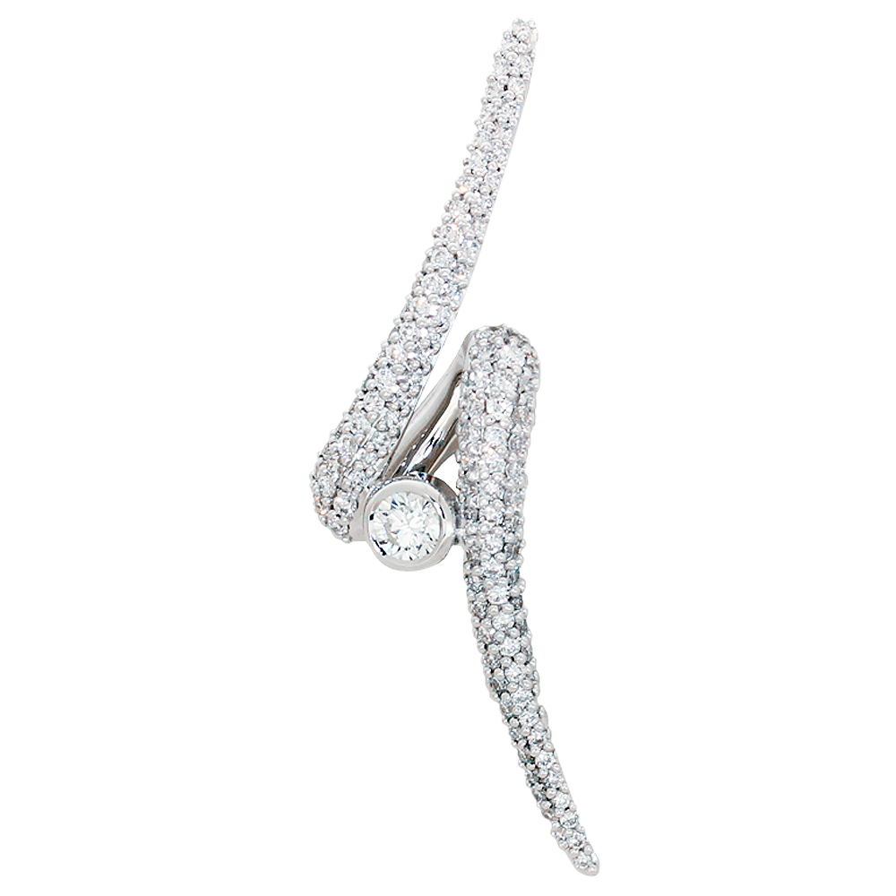 Подвеска с бриллиантом Арт-Модерн 050627-Б