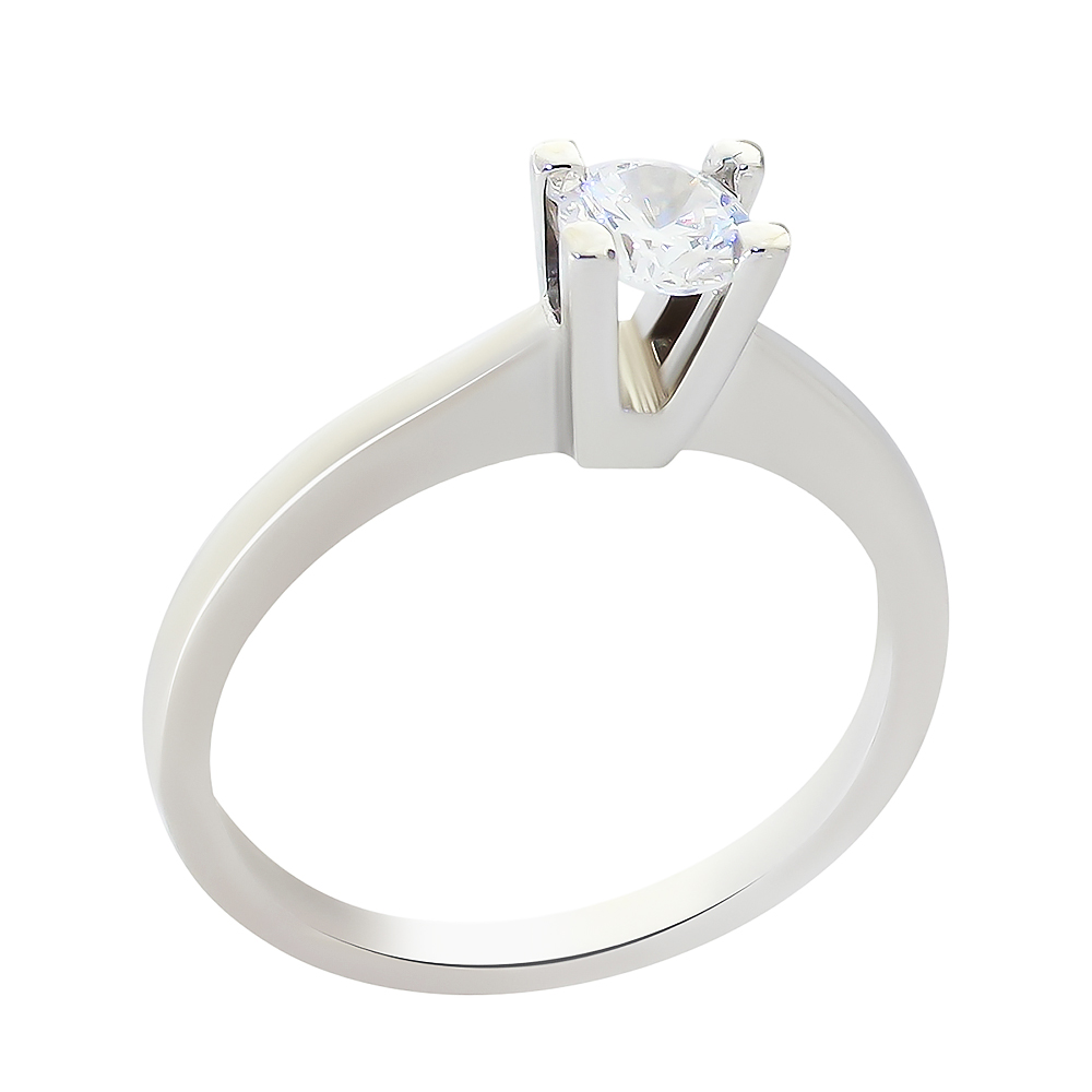 Кольцо помолвочное из золота РОСТЗОЛОТО 2460