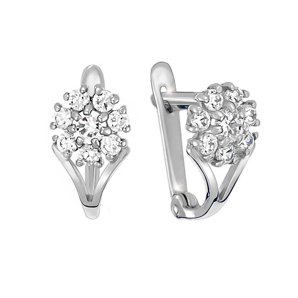 Серьги детские из серебра Сильвер Лайн с105087р