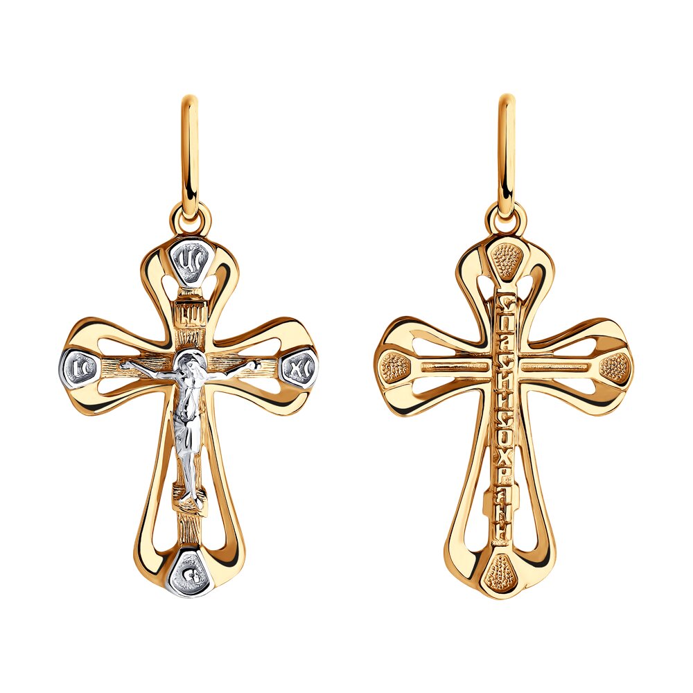 Подвеска крест из золота SOKOLOV 51-131-00400-1