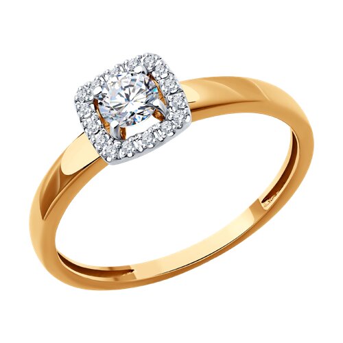 Кольцо с бриллиантом SOKOLOV 51-210-02466-1