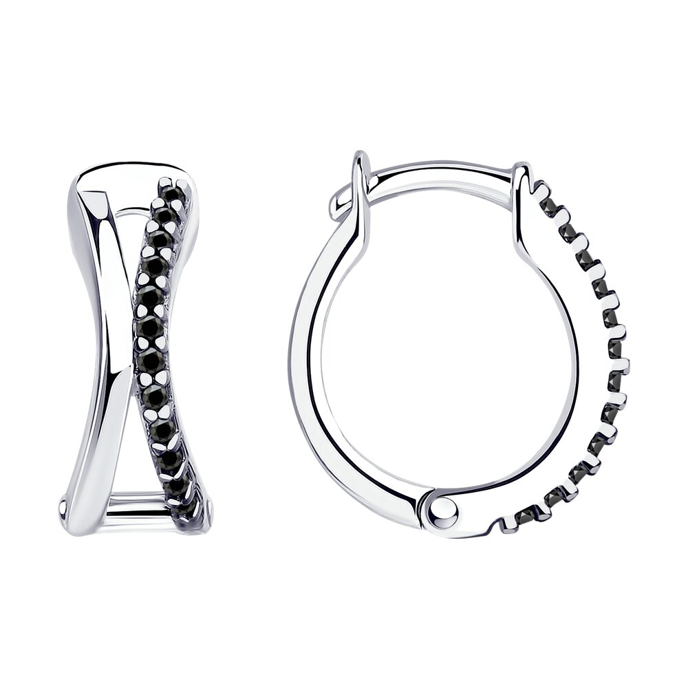 Серьги из серебра SOKOLOV 94-120-01513-1