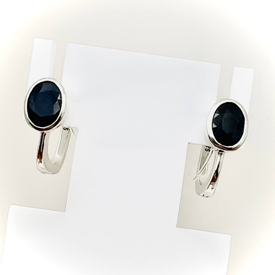 Серьги из серебра Русский СтилЬ 34-1577-01-02