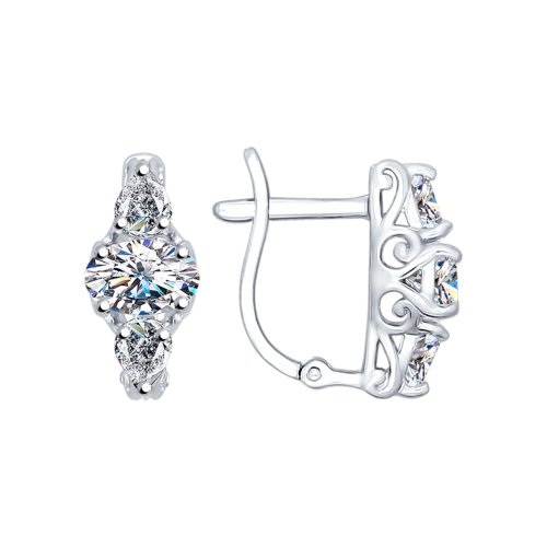 Серьги из серебра SOKOLOV 94022296