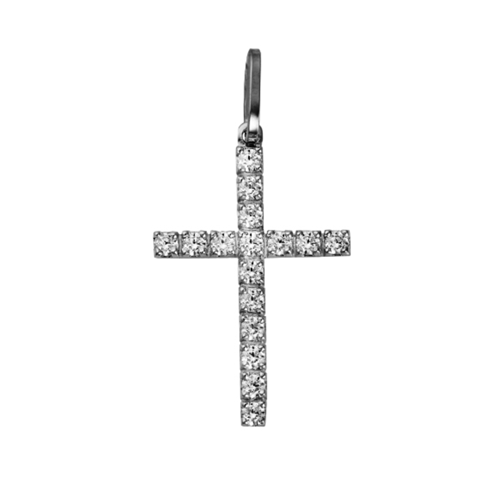 Подвеска крест из серебра Аврора 85001