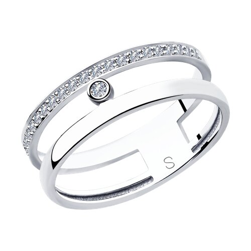 Кольцо с бриллиантом SOKOLOV 1011850 №25 17