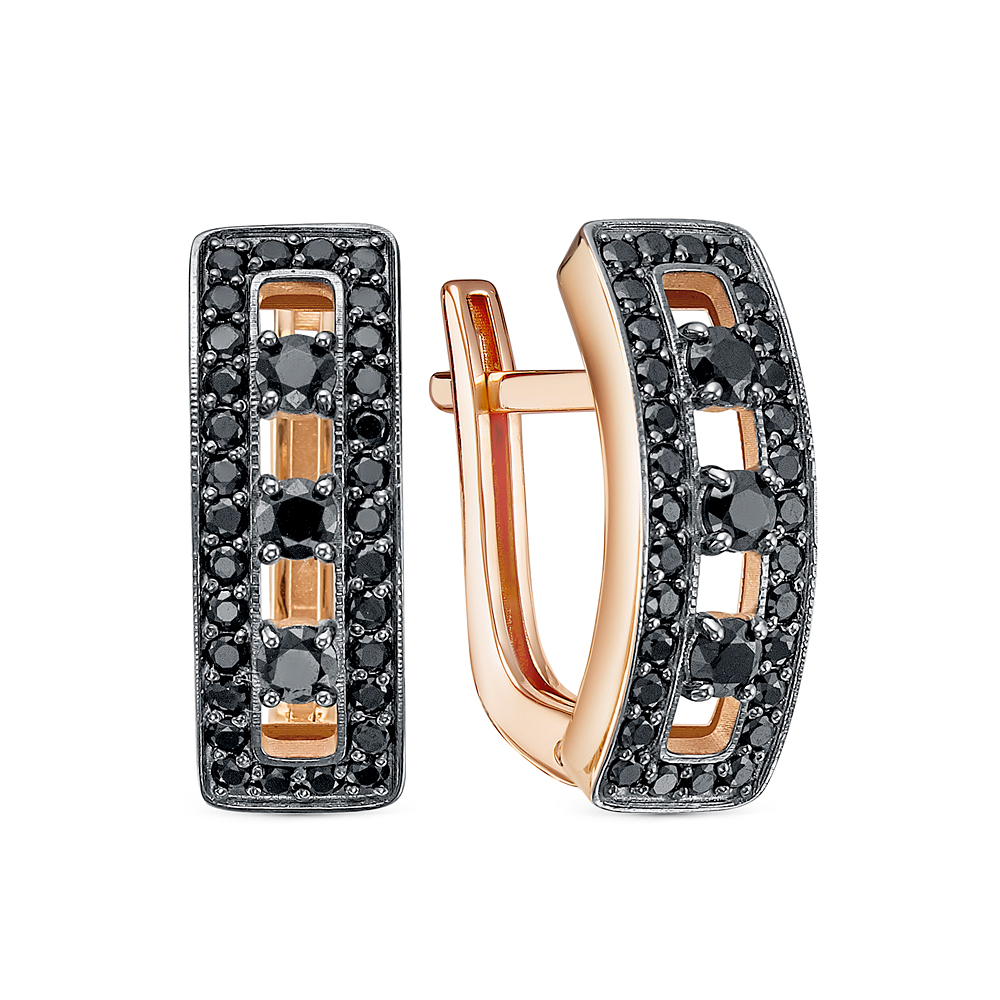 Серьги из золота BERGER 120099 ч