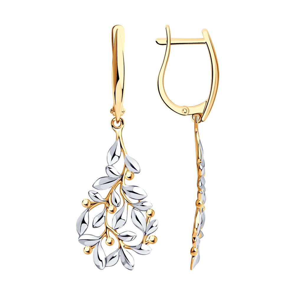 Серьги из серебра SOKOLOV 93-121-00416-1