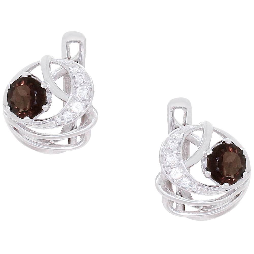 Серьги из серебра Русский СтилЬ 37124302