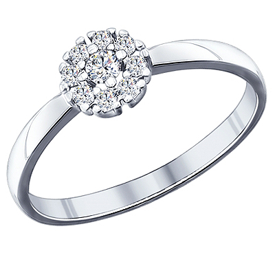 Кольцо из серебра SOKOLOV 94011710