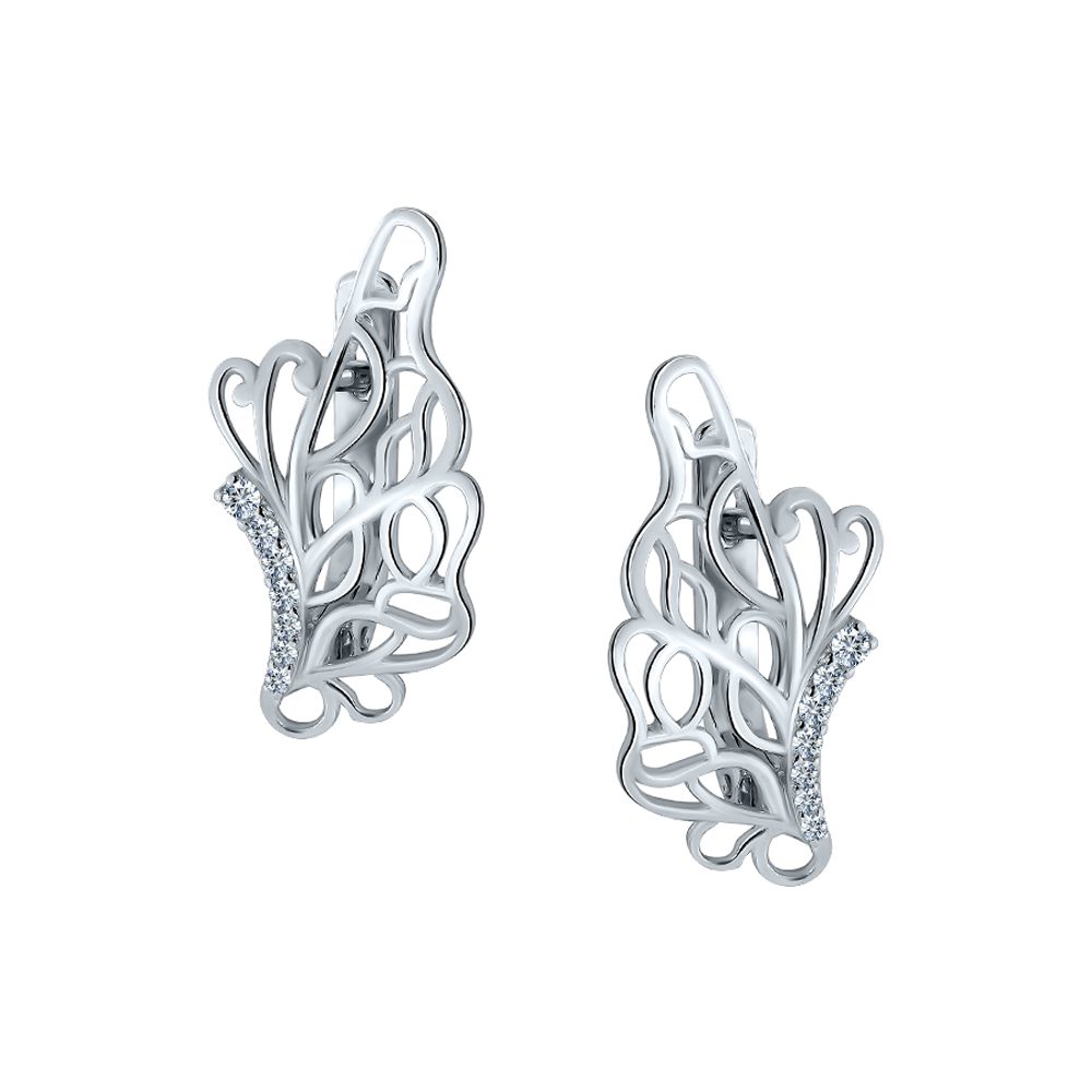 Серьги из серебра KOLIBRI 301178