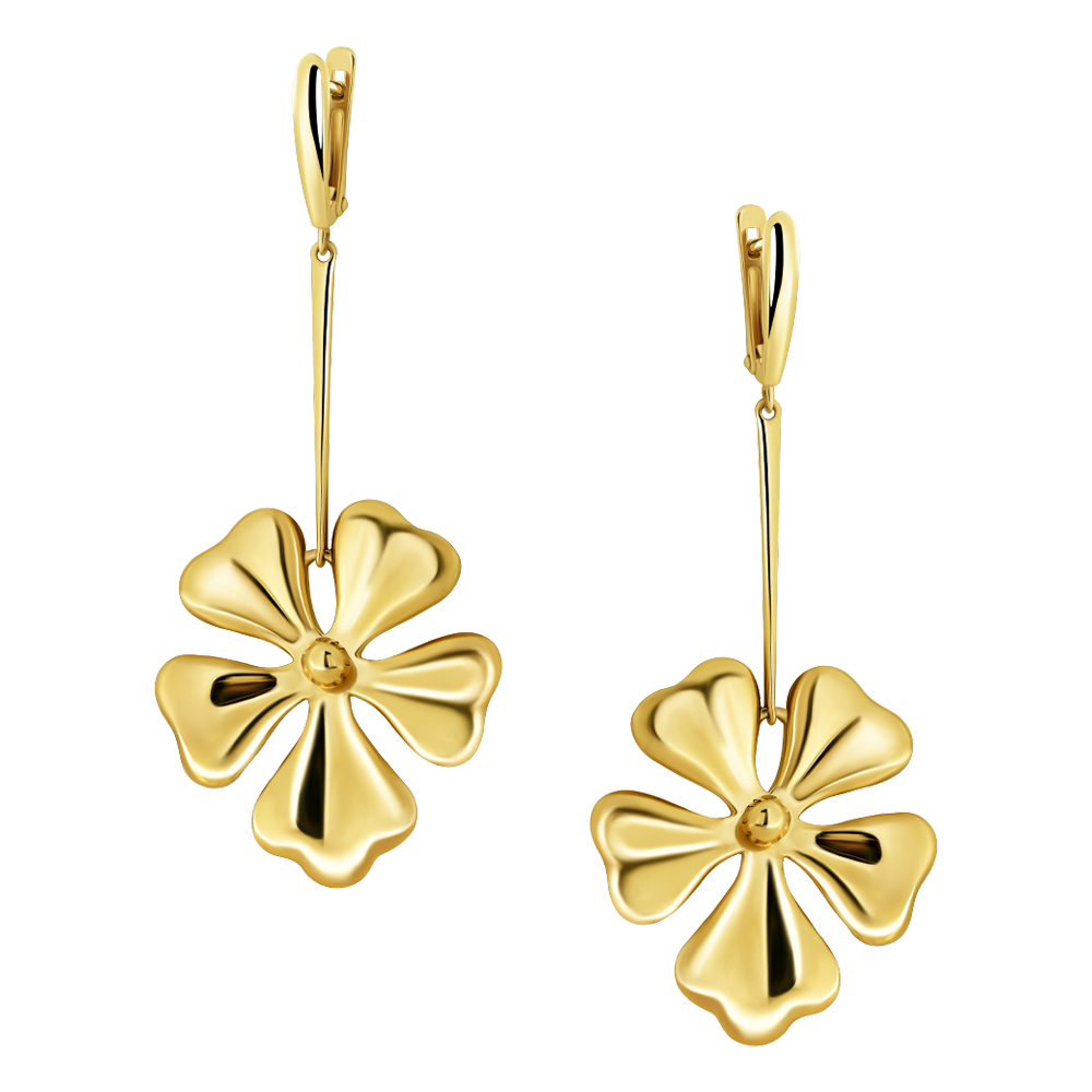 Серьги из золота CORONA с4442л