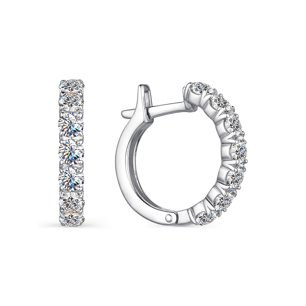 Серьги из серебра АЛЬКОР 02-2142/00КЦ-00