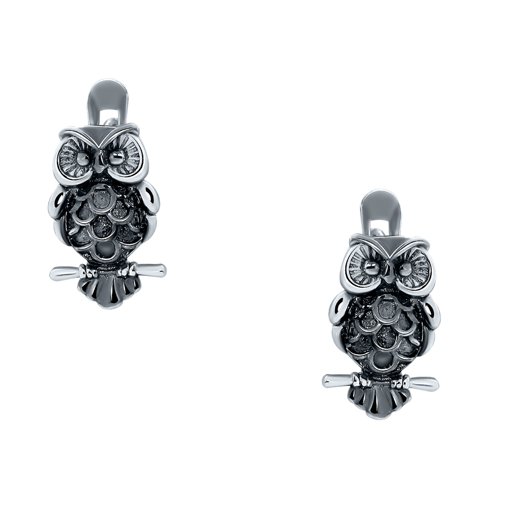 Серьги детские из серебра ЗОЛОТОЙ МЕРКУРИЙ 205504