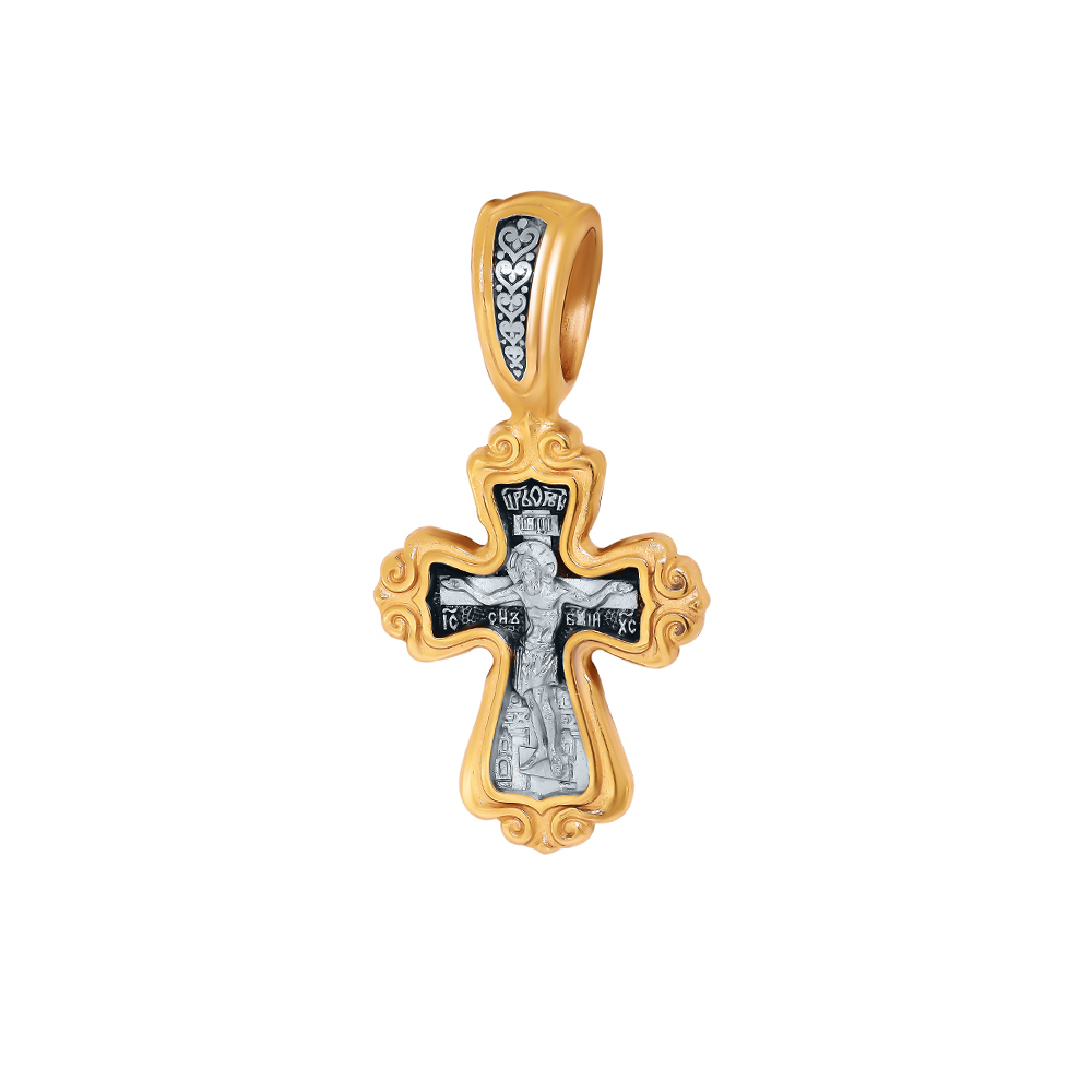 Подвеска крест из серебра Елизавета 8105КЛ