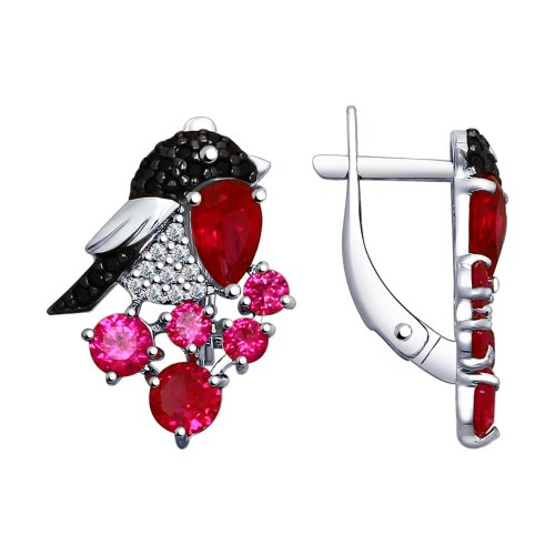 Серьги из серебра SOKOLOV 94022616