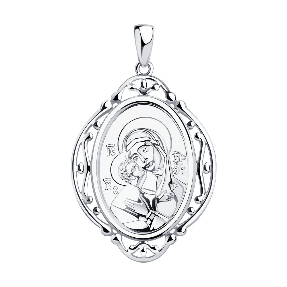 Подвеска икона из серебра SOKOLOV 94-130-00862-1