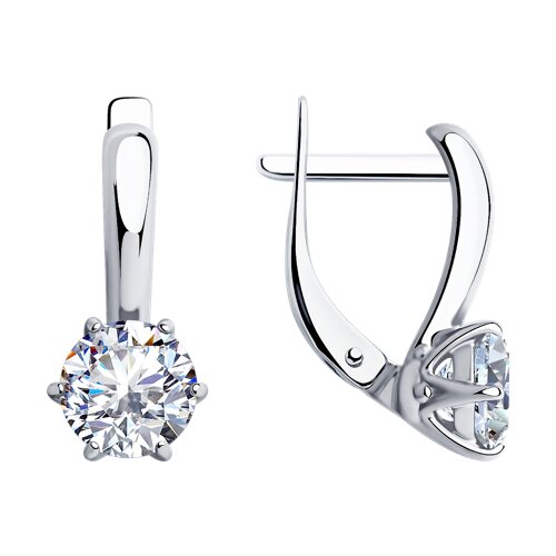 Серьги из серебра 94-120-01633-1