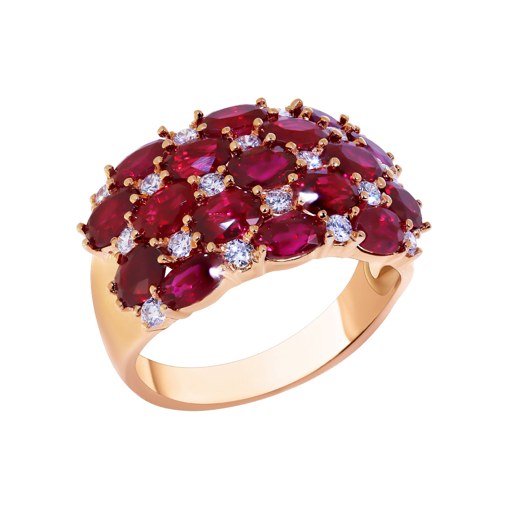 Кольцо с бриллиантом ГАЛЕРЕЯ ЭКСКЛЮЗИВА 3510310 R