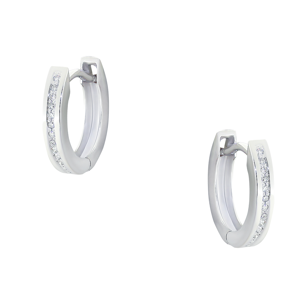 Серьги с бриллиантом ГАЛЕРЕЯ ЭКСКЛЮЗИВА 4576002