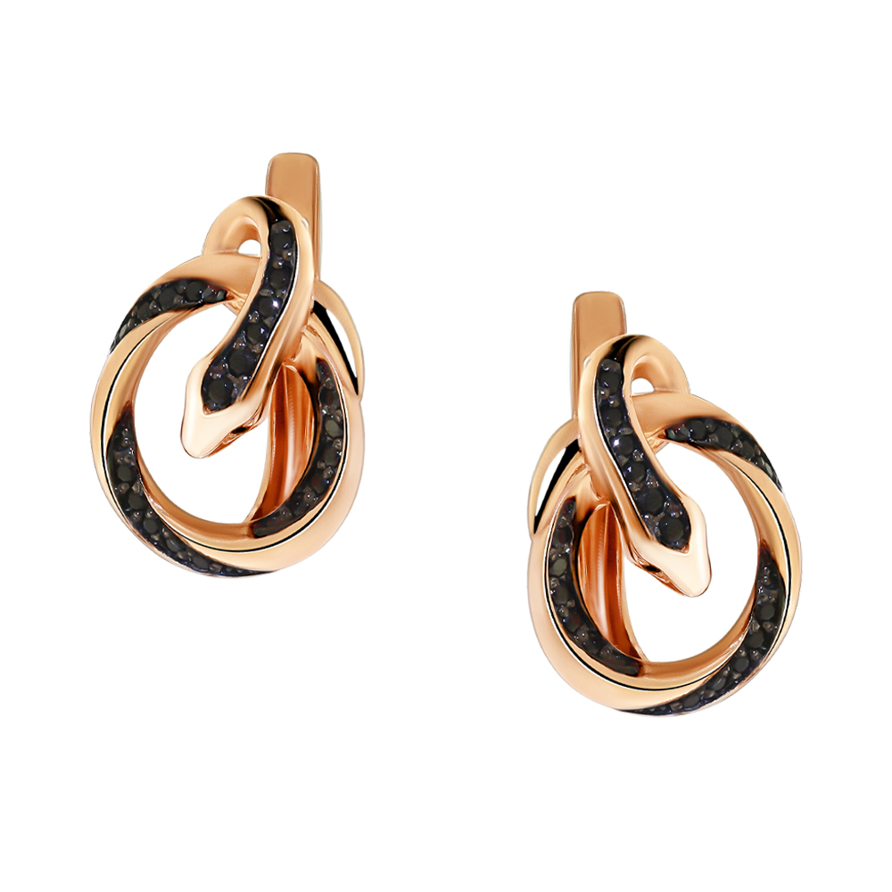 Серьги из золота MAGIC STONES 002-0533-0005-012