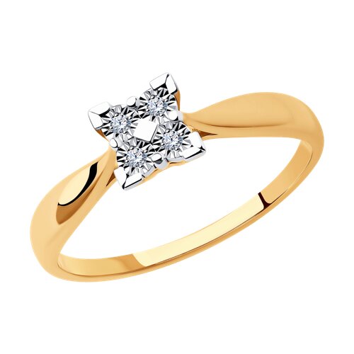 Кольцо с бриллиантом SOKOLOV 1011890 №23 1