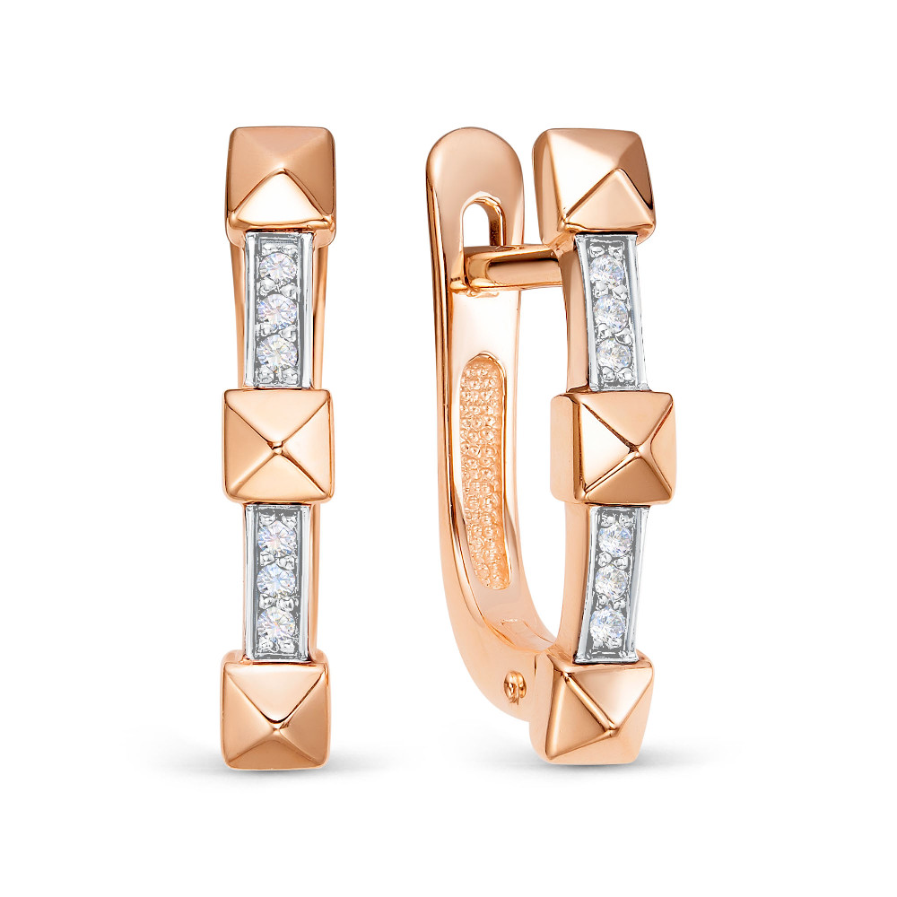 Серьги с бриллиантом Klondike 02-00948-01-001-02-01