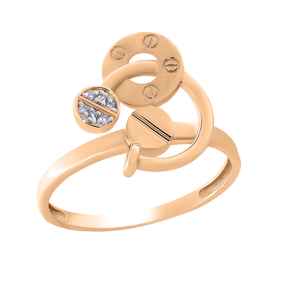 Кольцо из золота CORONA к4570