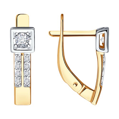 Серьги с бриллиантом SOKOLOV 51-220-01983-1 №25 9