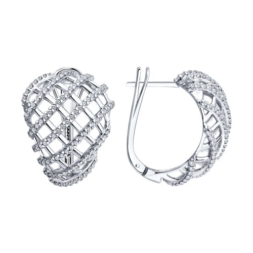 Серьги из серебра SOKOLOV 94027520