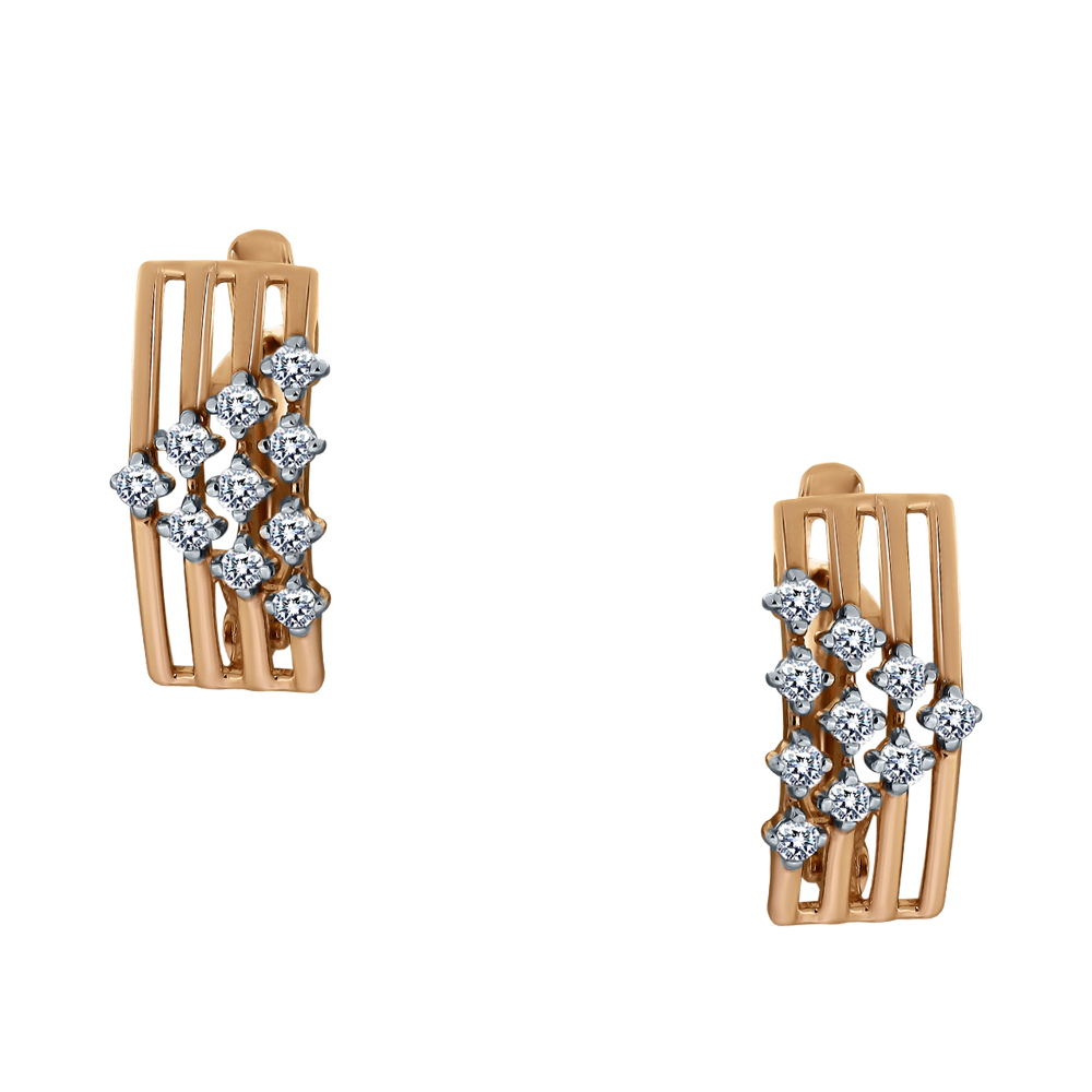 Серьги из золота MAGIC STONES 002-0653-0001-011