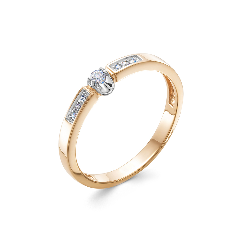 Кольцо с бриллиантом ЛЕТО 670-1100