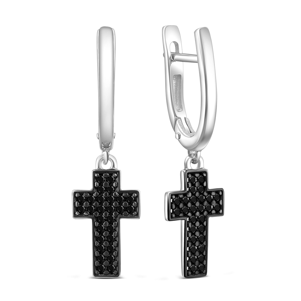 Серьги из серебра Серебро России С-7632рч416