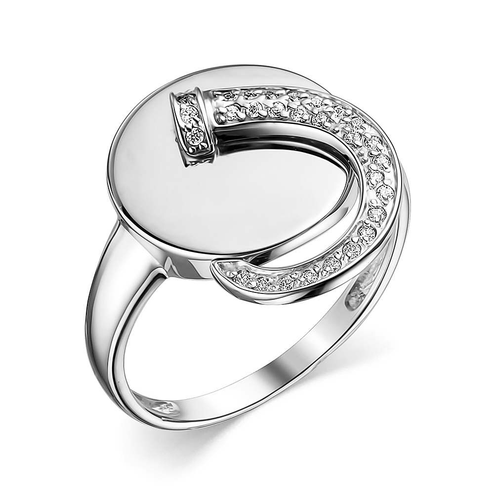 Кольцо из серебра CORONA к4368