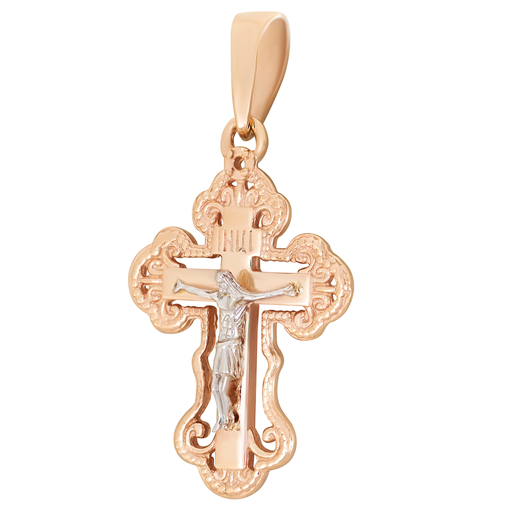 Подвеска крест из золота Крымский ЮЗ 3935/1