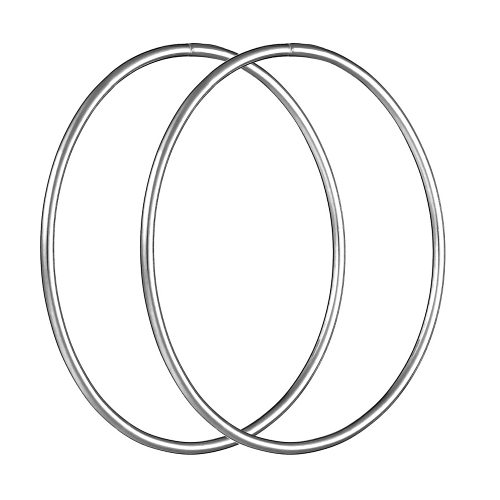 Серьги кольца из серебра Сильвер Лайн с725р