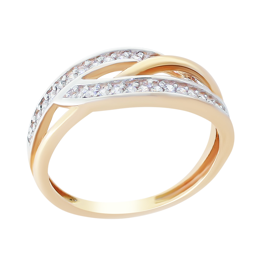 Кольцо из золота РОСТЗОЛОТО 2093