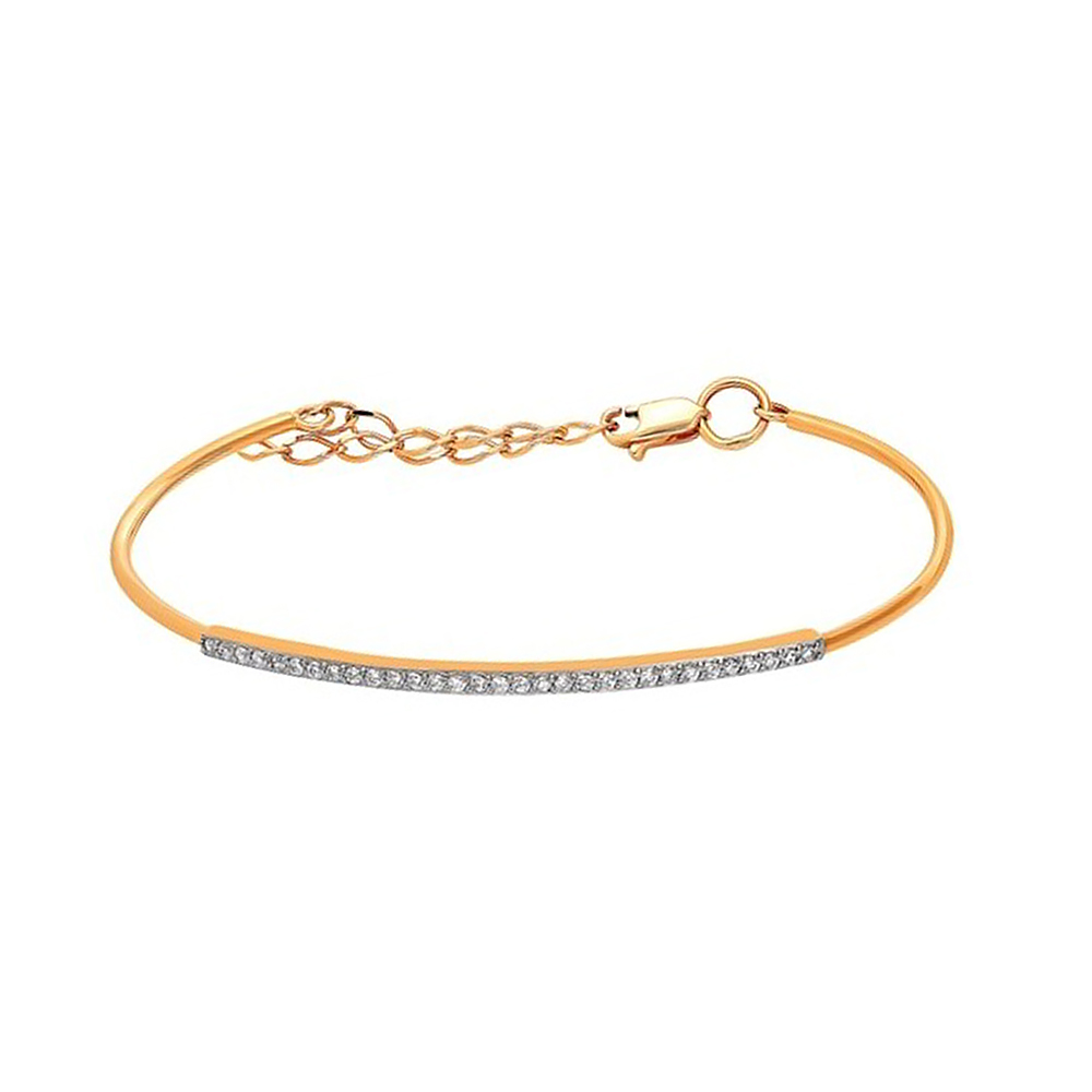 Браслет жесткий из золота RUSGOLDART 603107 1 1 1