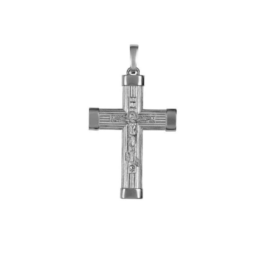 Подвеска крест из серебра Аврора 84554